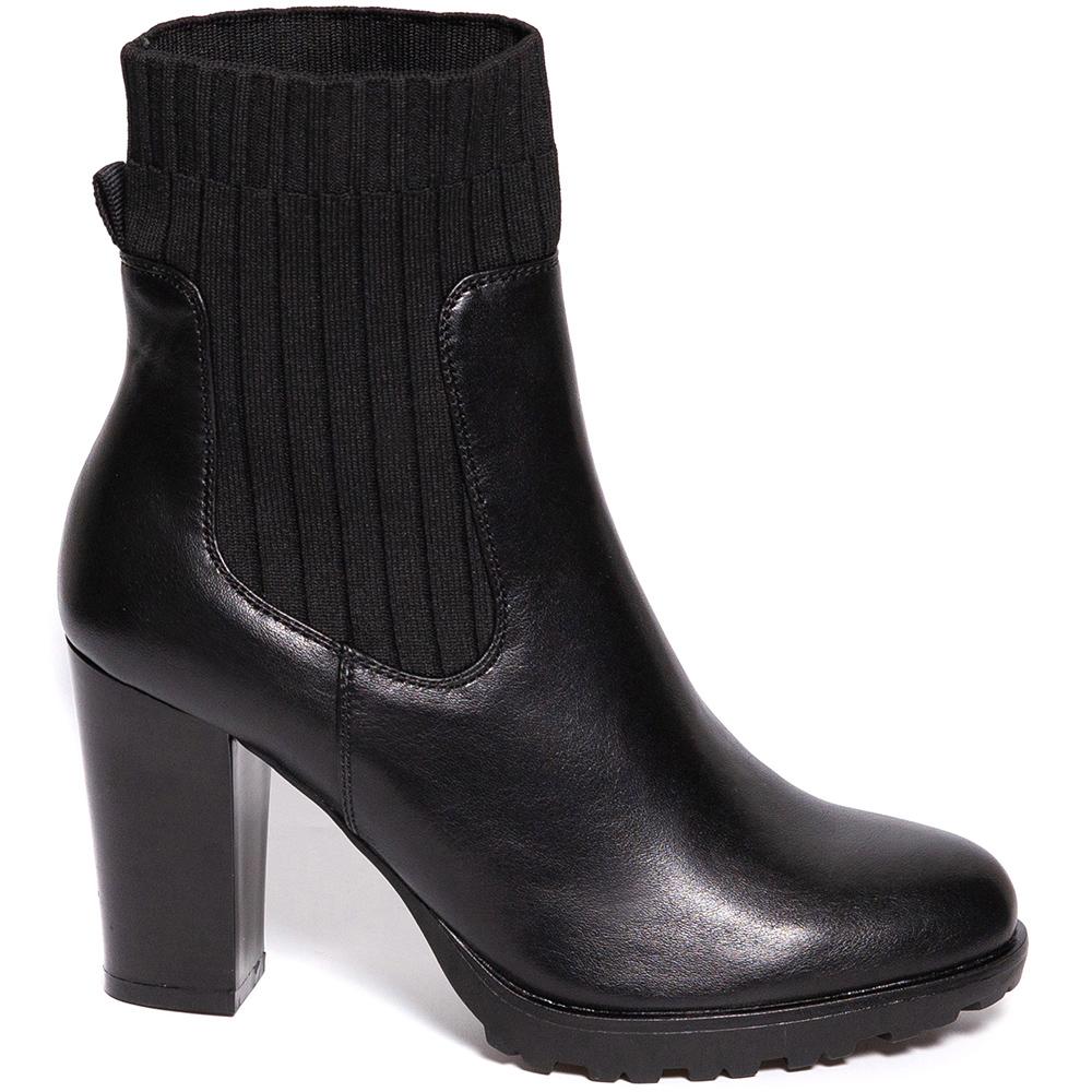 Botine dama Agripes, Negru, Negru