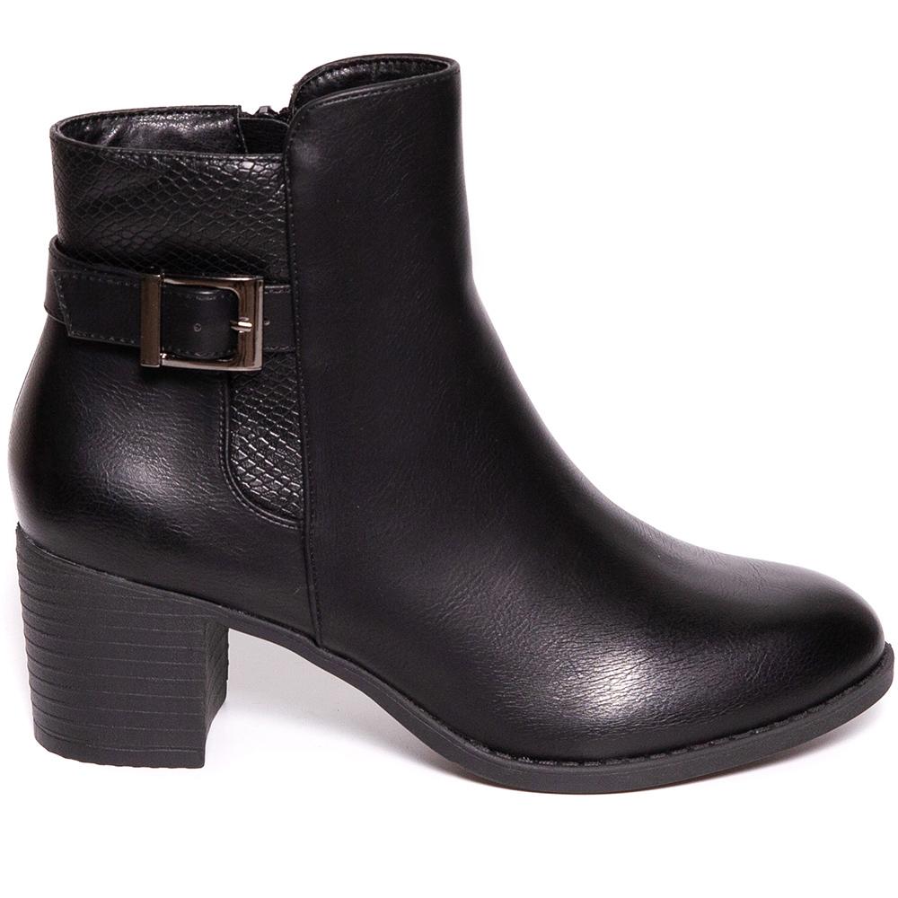 Botine dama Emelini, Negru, Negru