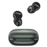 Casti wireless, KATMAI T21, Cu microfon, Deep Bass, Cu carcasa de incarcare cu o autonomie de 3000mAh, Bluetooth 5.0, CVC 8.0, Clasa de impermeabilitate IPX7 potrivite pentru alergare si lucru, Negru