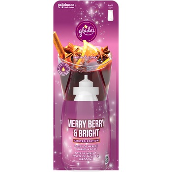 Rezerva odorizant de aer Glade Sense & Spray, Iarna, Fructe de padure & Mirodenii - Merry Berry, 18 ml Rezerva odorizant de aer Glade Sense & Spray, Iarna, Fructe de padure & Mirodenii - Merry Berry, 18 ml