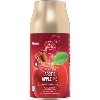 Rezerva odorizant de aer Glade Automatic, Iarna, Mar & Scortisoara - Arctic Apple Pie, 269 ml Rezerva odorizant de aer Glade Automatic, Iarna, Mar & Scortisoara - Arctic Apple Pie, 269 ml