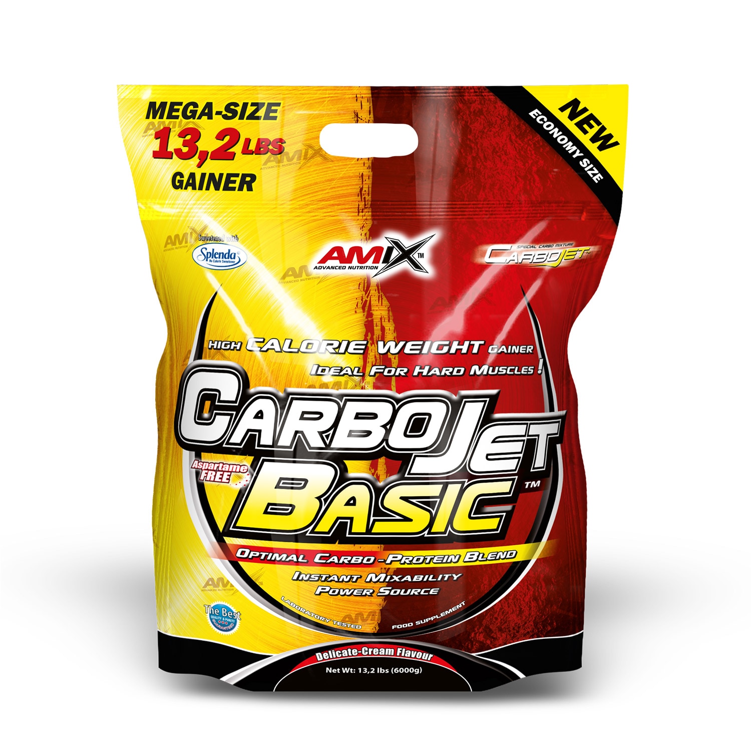 Supliment nutritiv Amix CarboJet pentru cresterea masei musculare Capsuni 6.000 Kg