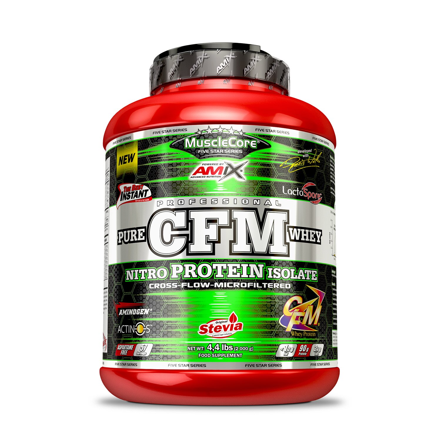 Izolat proteic Amix Cfm Nitro Protein Isolate Strawberry-Yogurt 2.000 Kg