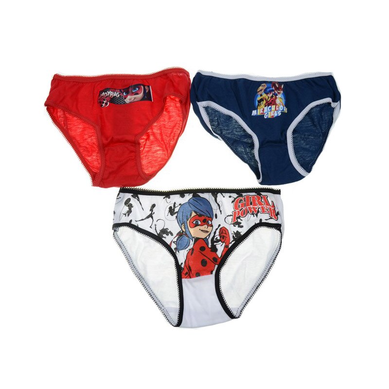 Set 3 chiloti pentru fete Sun City Buburuza HS3054, Multicolor