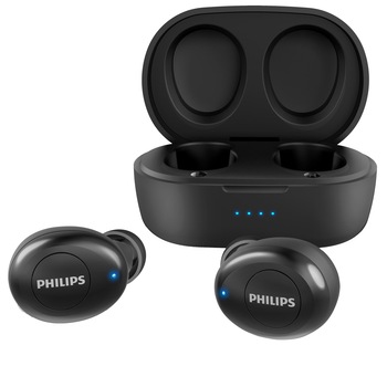 Casti Audio In-Ear Philips, TAT2205BK/00, True Wireless, Autonomie 4h, Negru Casti Audio In-Ear Philips, TAT2205BK/00, True Wireless, Autonomie 4h, Negru