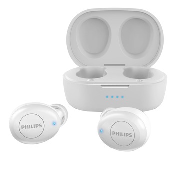 Casti Audio In-Ear Philips, TAT2205WT/00, True Wireless, Autonomie 4h, Alb Casti Audio In-Ear Philips, TAT2205WT/00, True Wireless, Autonomie 4h, Alb