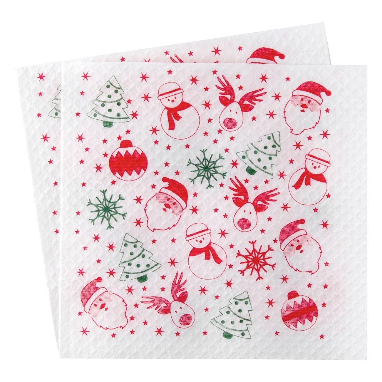 Set 70 servetele de Craciun, Maison du Paradis, 28 x 30 cm