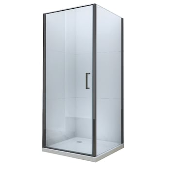 Cabina de dus Optima Urban Black , 90x90x195 , sticla securizata , montaj dreapta Cabina de dus Optima Urban Black , 90x90x195 , sticla securizata , montaj dreapta