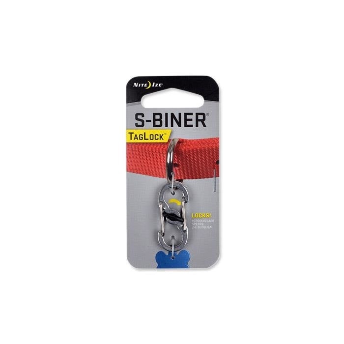 Breloc Nite Ize - S-Biner TagLock, silver