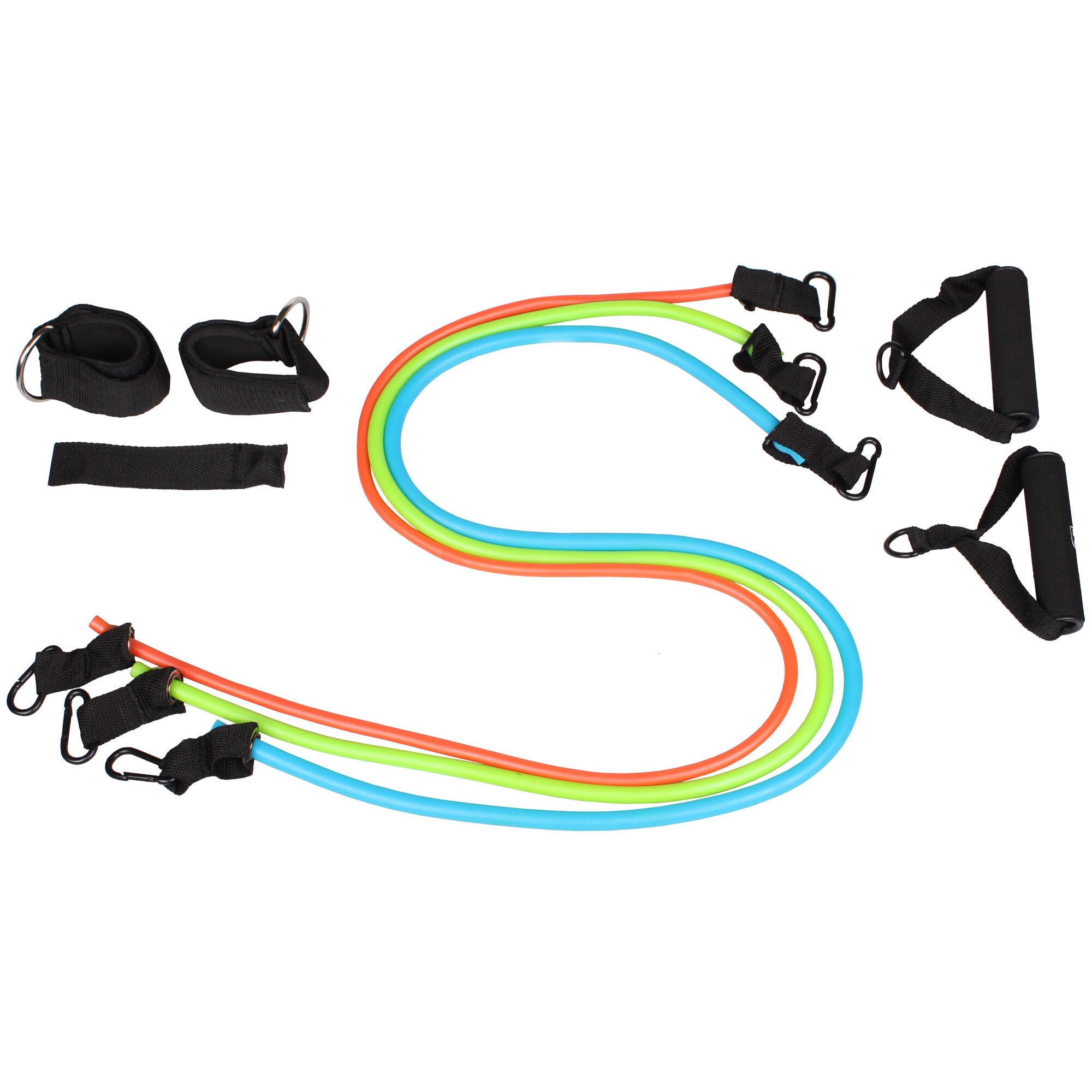 Set extensor fitness, 3 corzi si accesorii, Live Up Sports