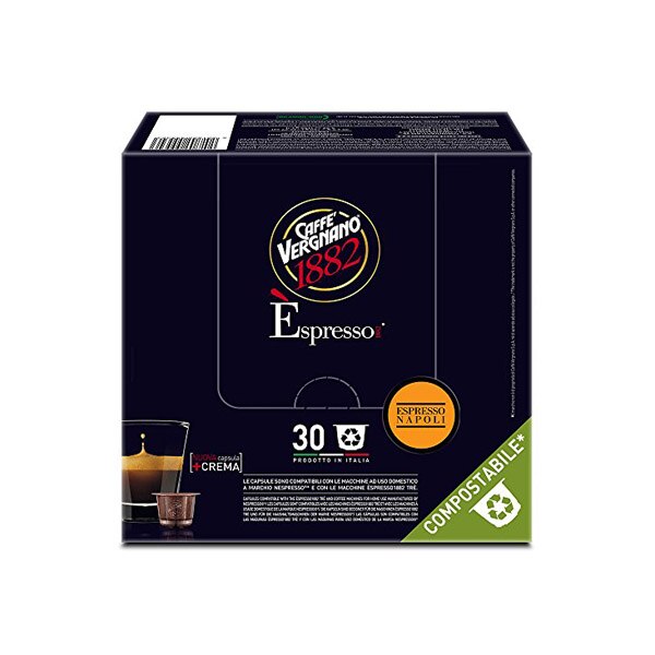 Cafea Vergnano Espresso Napoli, 30 Capsule