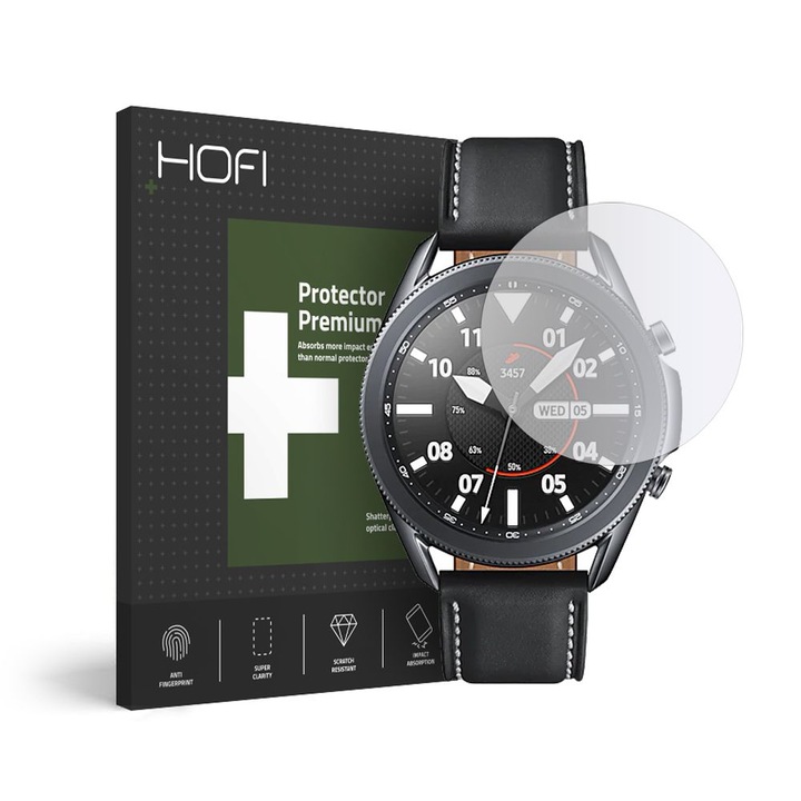 Стъклен Протектор HOFI Glass Pro+ за Samsung Galaxy Watch 3, 45mm, Прозрачен
