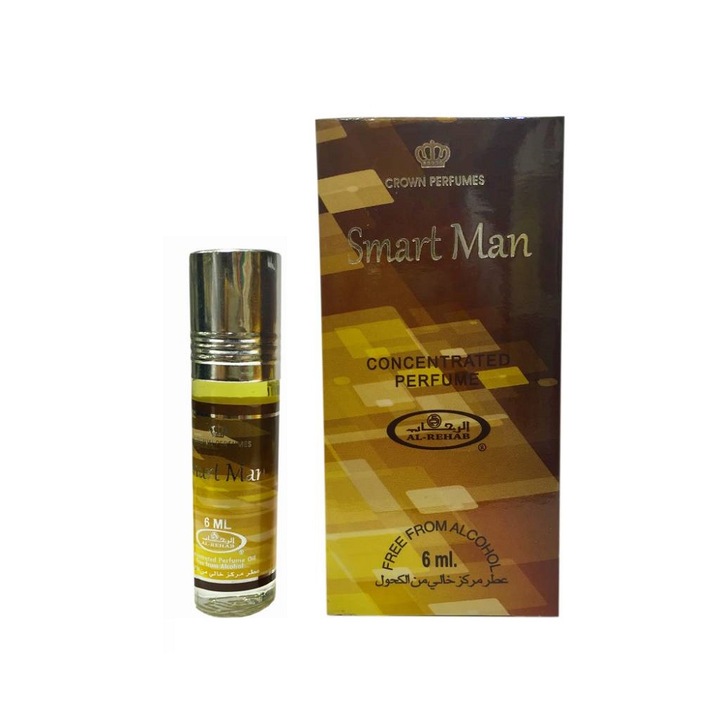 Al Rehab Smart Man parfüm, fás aroma, 6 ml