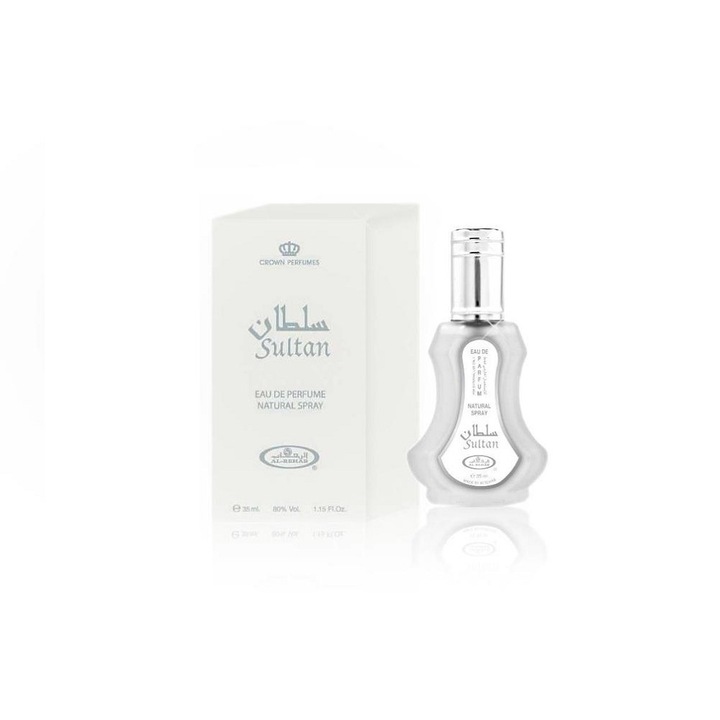 Al Rehab Sultan parfüm, férfi, friss, fás aroma, 35 ml