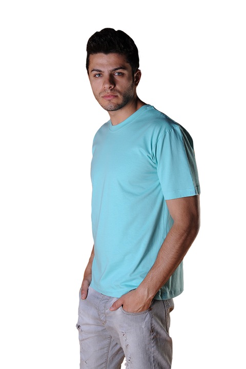 Tricou barbati cu maneca scurta, Tuareg, Model 1, Turquoise 02, Turcoaz deschis