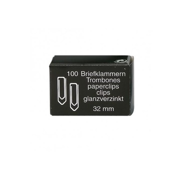 Agrafe metalice 32 mm Wedo, 100 bucati/set Agrafe metalice 32 mm Wedo, 100 bucati/set