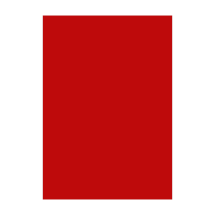 GOLDPAPER A4 színes matrica papír, 100 reszelő / készlet, piros, 297x210 mm, 80 g / m²