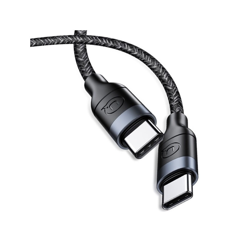 Cablu Date Usams U31 Usb-c La Usb-c 100w Pd Fast Charge 5a Lungime 1,2m, Negru - Us-sj400