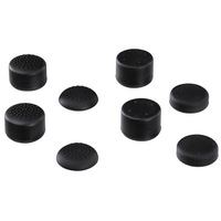 Set elemente de protectie Interschimbabile Hama 54475, pentru Controller Sony PS4, 8 piese, Negru