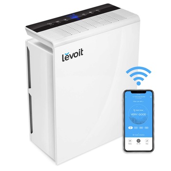 Purificator de aer LEVOIT 131 SMART, Filtru HEPA, Carbon Activ, Set filtre rezerva, Filtrare 99.97%, 100% Ozon Free, 230 m3/h, Sleep Mode, Remote Control, Alb Purificator de aer LEVOIT 131 SMART, Filtru HEPA, Carbon Activ, Set filtre rezerva, Filtrare 99.97%, 100% Ozon Free, 230 m3/h, Sleep Mode, Remote Control, Alb