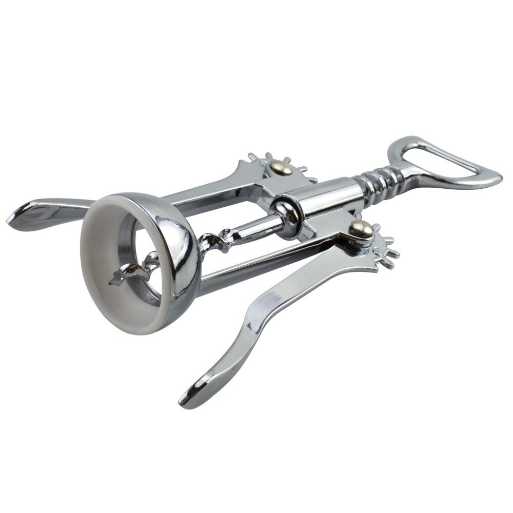 Tirbuson cu aripi, Kasemi, inox, argintiu, 20 x 7 cm