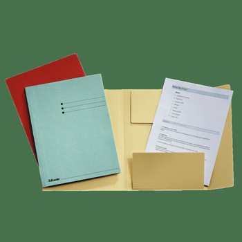 Dosar plic Esselte, carton, 3 clape, rosu Dosar plic Esselte, carton, 3 clape, rosu