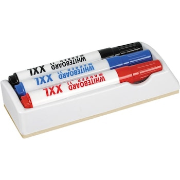 Kit pentru whiteboard, 3 markere si burete, ICO Kit pentru whiteboard, 3 markere si burete, ICO
