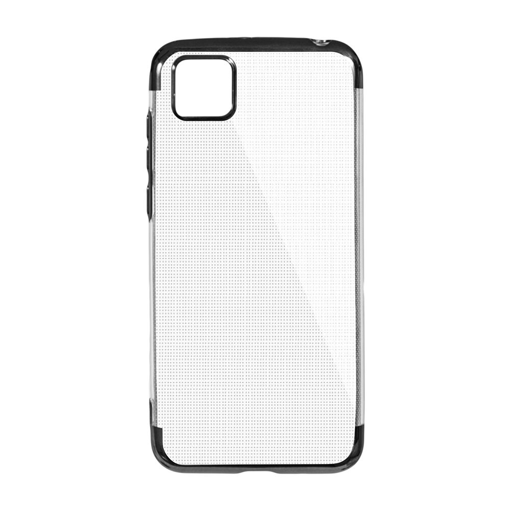 Husa Silicon Elektro Glitter pentru Huawei Y5P, Negru
