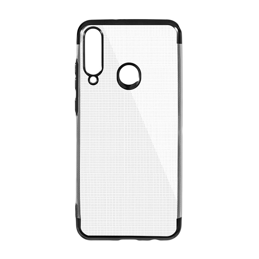 Husa Silicon Elektro Glitter pentru Huawei Y6P, Negru