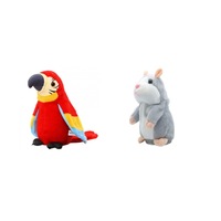 pachet 2 jucarii interactive de plus pentru amuzamentul copilului tau papagalul vorbitor care imita sunetele pe care le aude si da din aripi si hamsterul gri care repeta tot ce spui in timp ce isi misca corpul multicolor imagen 2_0_
0