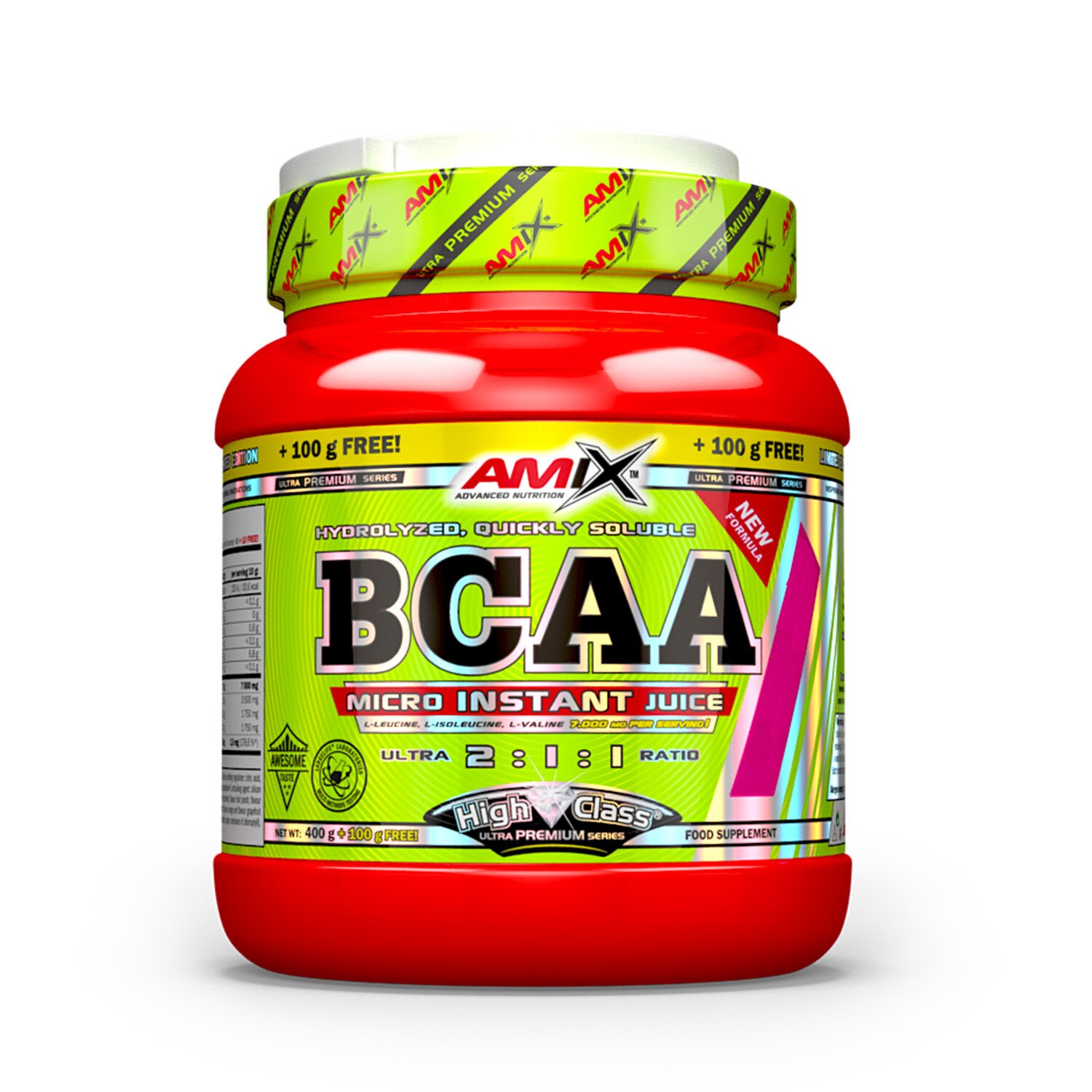 Aminoacizi Amix Bcaa Micro-Instant Juice Mar Verde 0.500 Kg