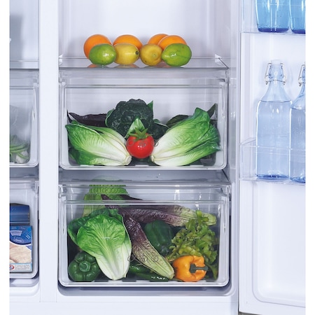 Side by side Candy CHSVN 174X, 521 l, Clasa A++, No Frost, H 177 cm, Inox