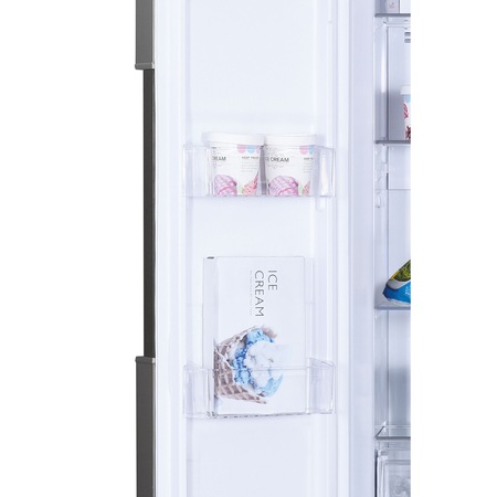 Side by side Candy CHSVN 174X, 521 l, Clasa A++, No Frost, H 177 cm, Inox