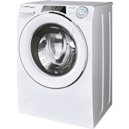 Masina de spalat rufe cu uscator Candy Rapido ROW41494DWMCE-S, Spalare 14 kg, Uscare 9 kg, 1400 RPM, Clasa A, WiFi, Motor Inverter, Mix power system, Steam, Alb
