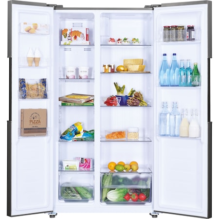 Side by side Candy CHSBSV 5172X, 436 l, Clasa A+, No Frost, H 177 cm, Inox