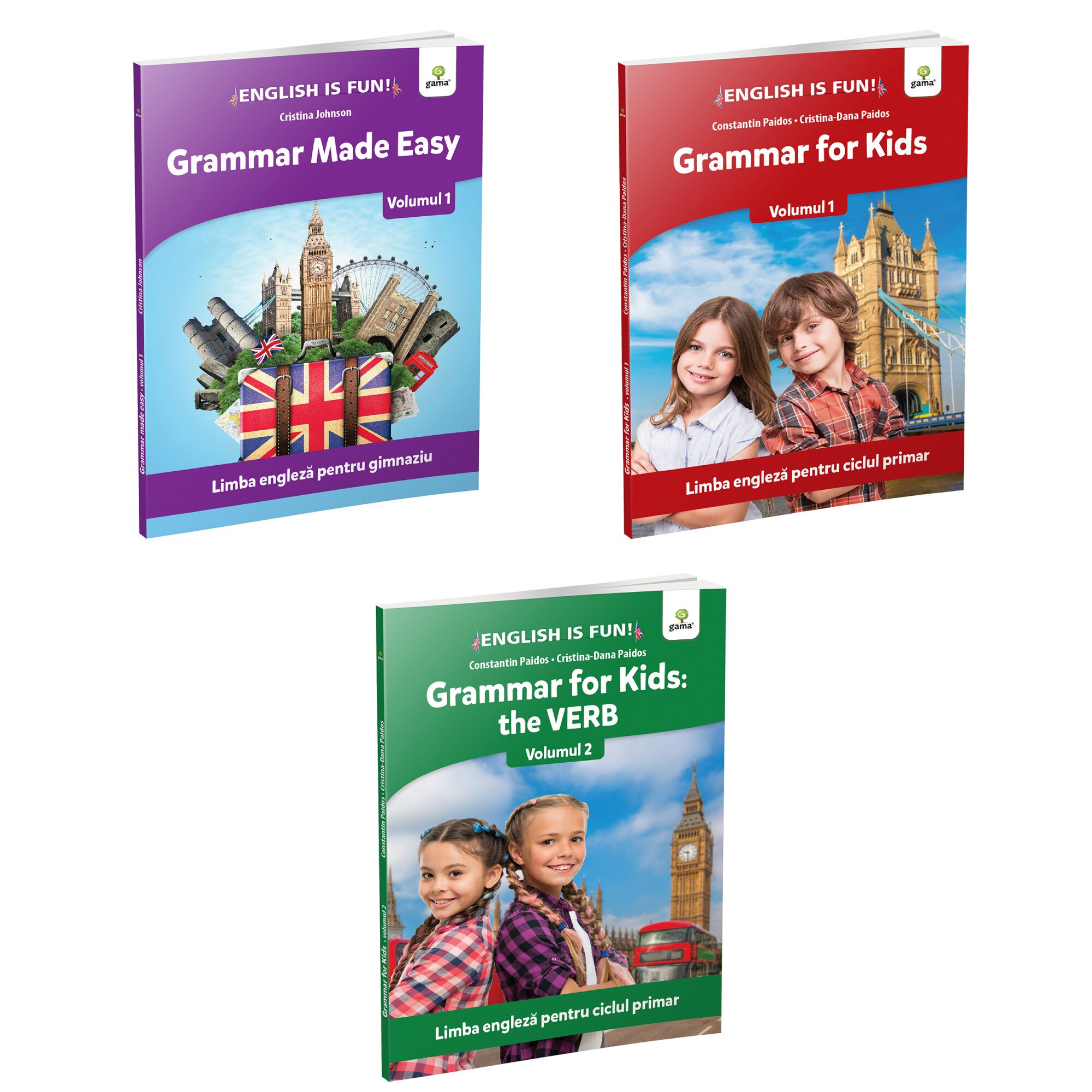 Pachet English is fun, 3 carti