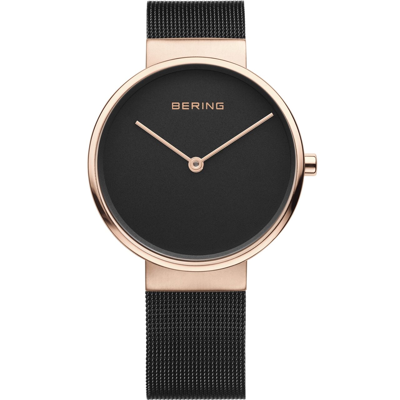 Ceas de dama Bering 14539-166, Quartz, 39mm, 5ATM, Auriu