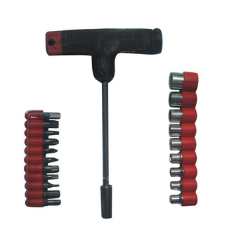 Set surubelnita cu biti si tubulare 21 piese, Gadget 330558 Set surubelnita cu biti si tubulare 21 piese, Gadget 330558