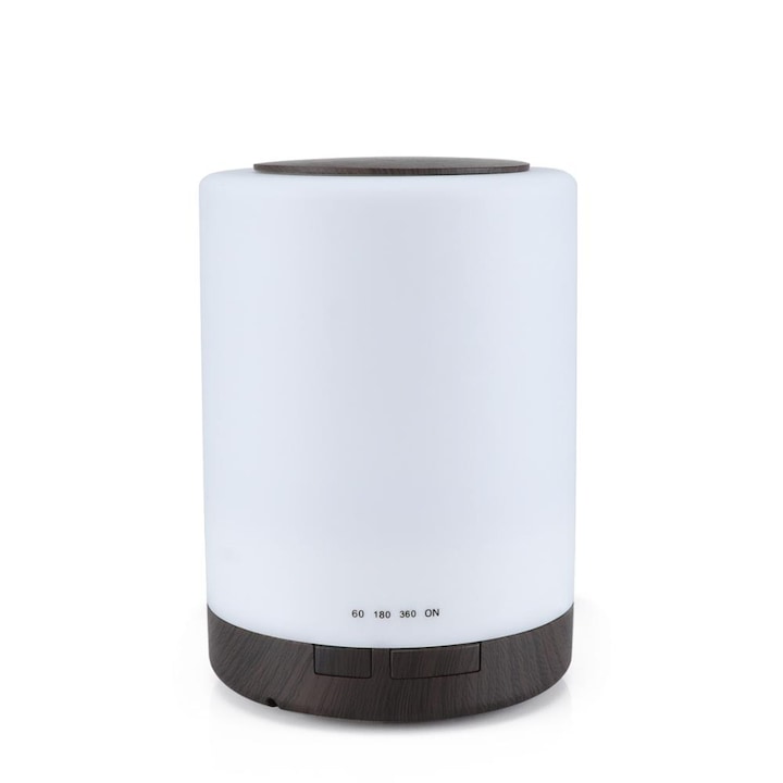 Umidificator de aer Philips seria 5000 HU5710/03, cu tehnologie NanoCloud (emite cu 99% mai putin bacterii), culoare gri-carbune, capacitate de umidificare: 400 ml/h, suprafata acoperita max 56 mp, filtru: FY5030/00