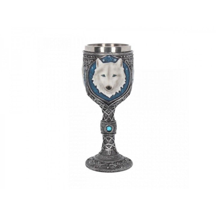 Pocal lup Ghost Wolf 20 cm
