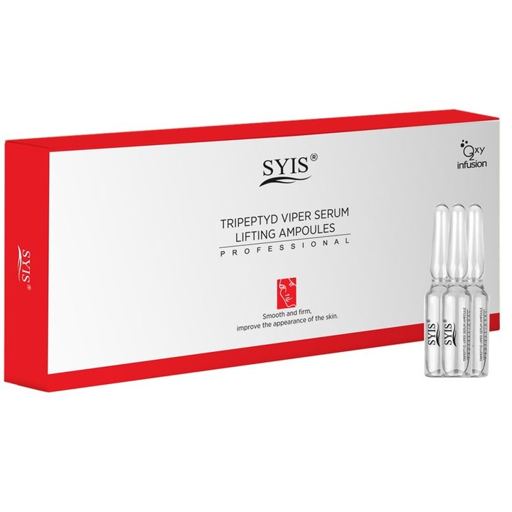 Set 3 fiole pentru lifting Tripeptyd Viper SYIS Professional