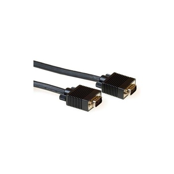 Cablu ACT AK4271, VGA Plug - VGA Plug, 15 m, Negru, pachet bulk Cablu ACT AK4271, VGA Plug - VGA Plug, 15 m, Negru, pachet bulk