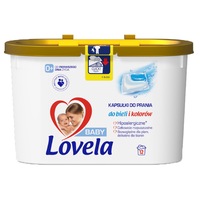 Detergent capsule Lovela Baby, pentru rufe albe & colorate, 12 spalari, 12 capsule