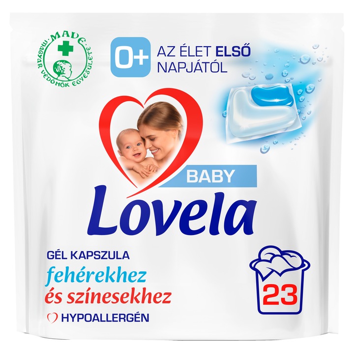 Lovela Baby Hipoallergén Mosókapszula, 23 db
