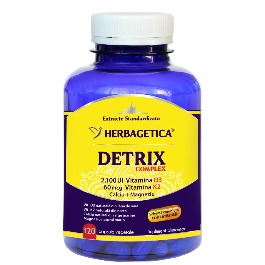 Supliment alimentar Detrix Complex, 120 Cps vegetale