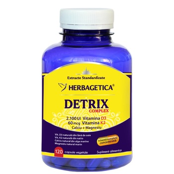 Supliment alimentar Detrix Complex, 120 Cps vegetale Supliment alimentar Detrix Complex, 120 Cps vegetale
