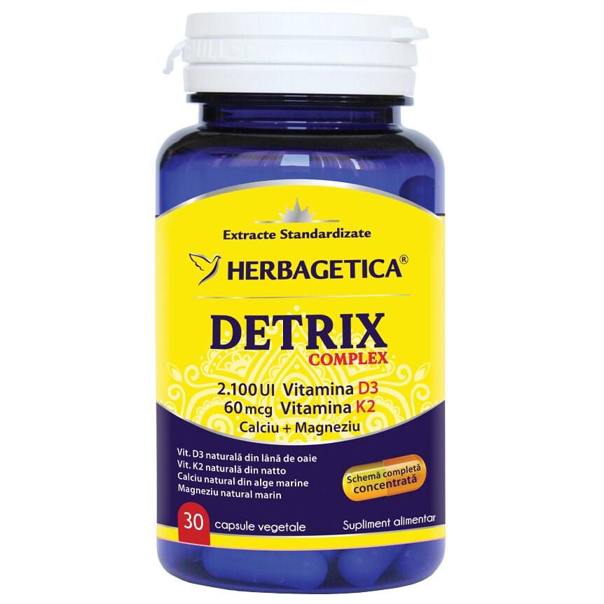 Supliment alimentar Detrix Complex, 30 Cps vegetale