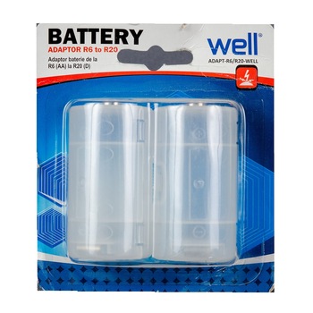 Set Adaptor R6 (AA) la R20(D) 2 bucati Set Adaptor R6 (AA) la R20(D) 2 bucati