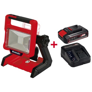 Lampa de lucru cu LED Einhell Power X-Change TE-CL 18/2000 LiA - Kit, 18 V, 20 LED-uri, 2000 lm, 3 trepte intensitate + incarcator rapid si acumulator de 2.5 Ah Lampa de lucru cu LED Einhell Power X-Change TE-CL 18/2000 LiA - Kit, 18 V, 20 LED-uri, 2000 lm, 3 trepte intensitate + incarcator rapid si acumulator de 2.5 Ah