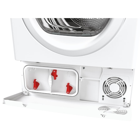 Uscator de rufe Candy CSO C10DG-S, Condensare, 10 kg, Clasa B, WiFi, Bluetooth, Programe rapide de uscare, Super easy iron, Alb